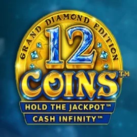 12 Coins Grand Diamond Edition online game logo by Wazdan on winslions.ca