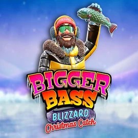 Bigger Bass Blizzard Christmas Catch online game logo by Pragmatic Play on winslions.ca