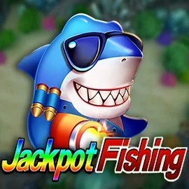 Jackpot Fishing online game logo by TaDa Gaming on winslions.ca